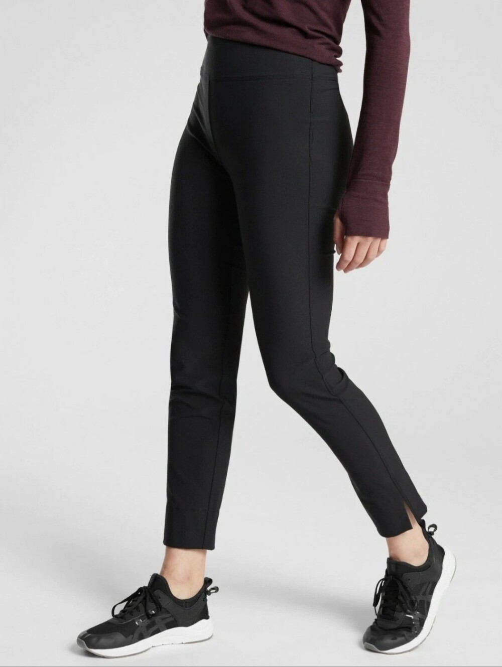 Athleta Wander Slim Ankle Pant Black Size 8
